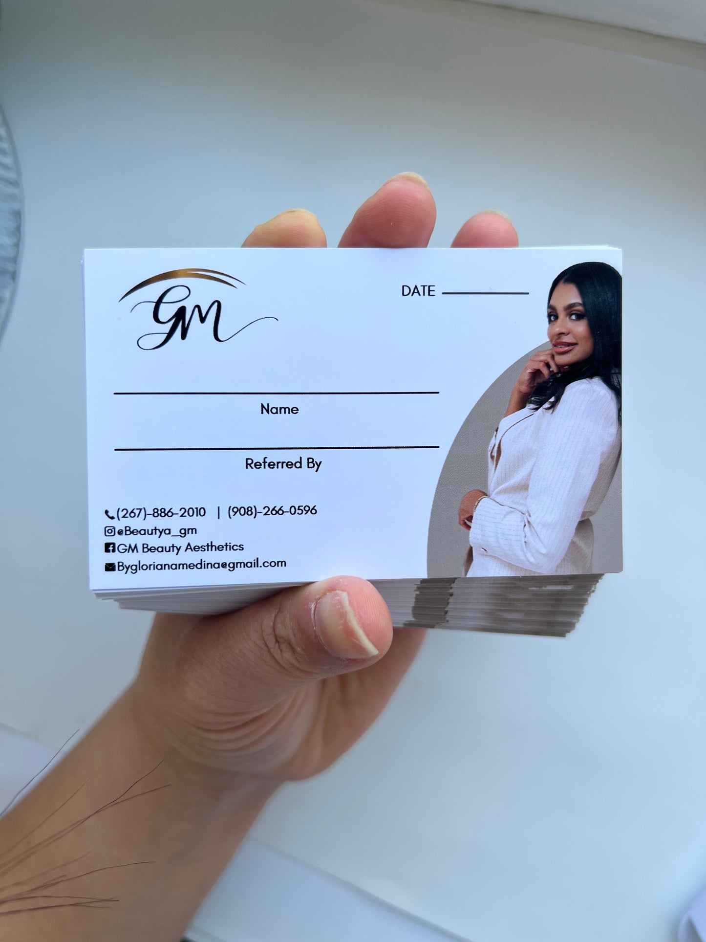 Laminate business cards design and print