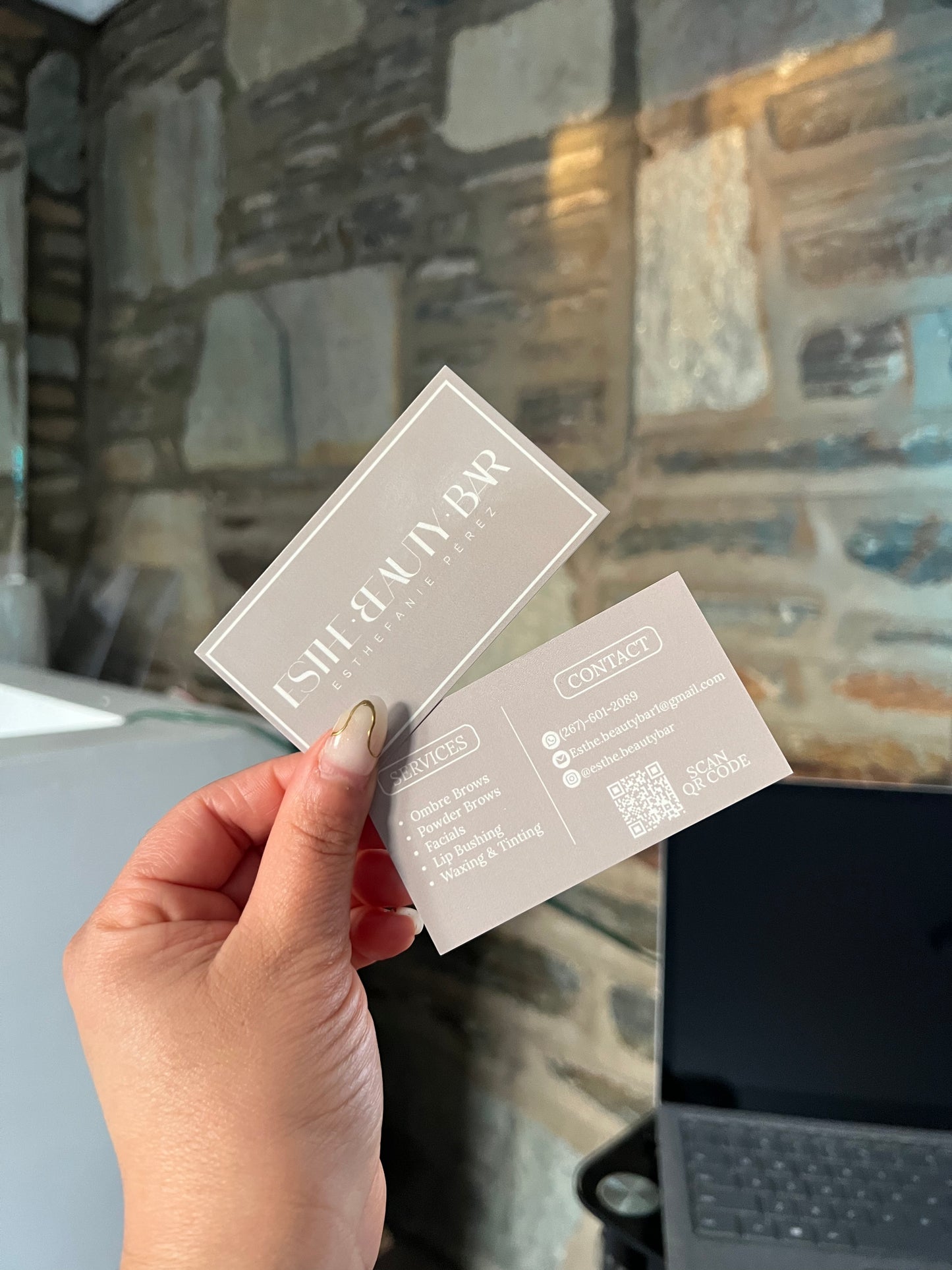 Standard Business Cards (DESIGN + PRINT) 2X3.5 in