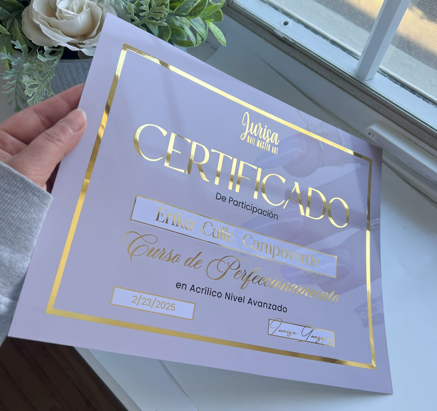 Foil Certificate (PRINT ONLY)