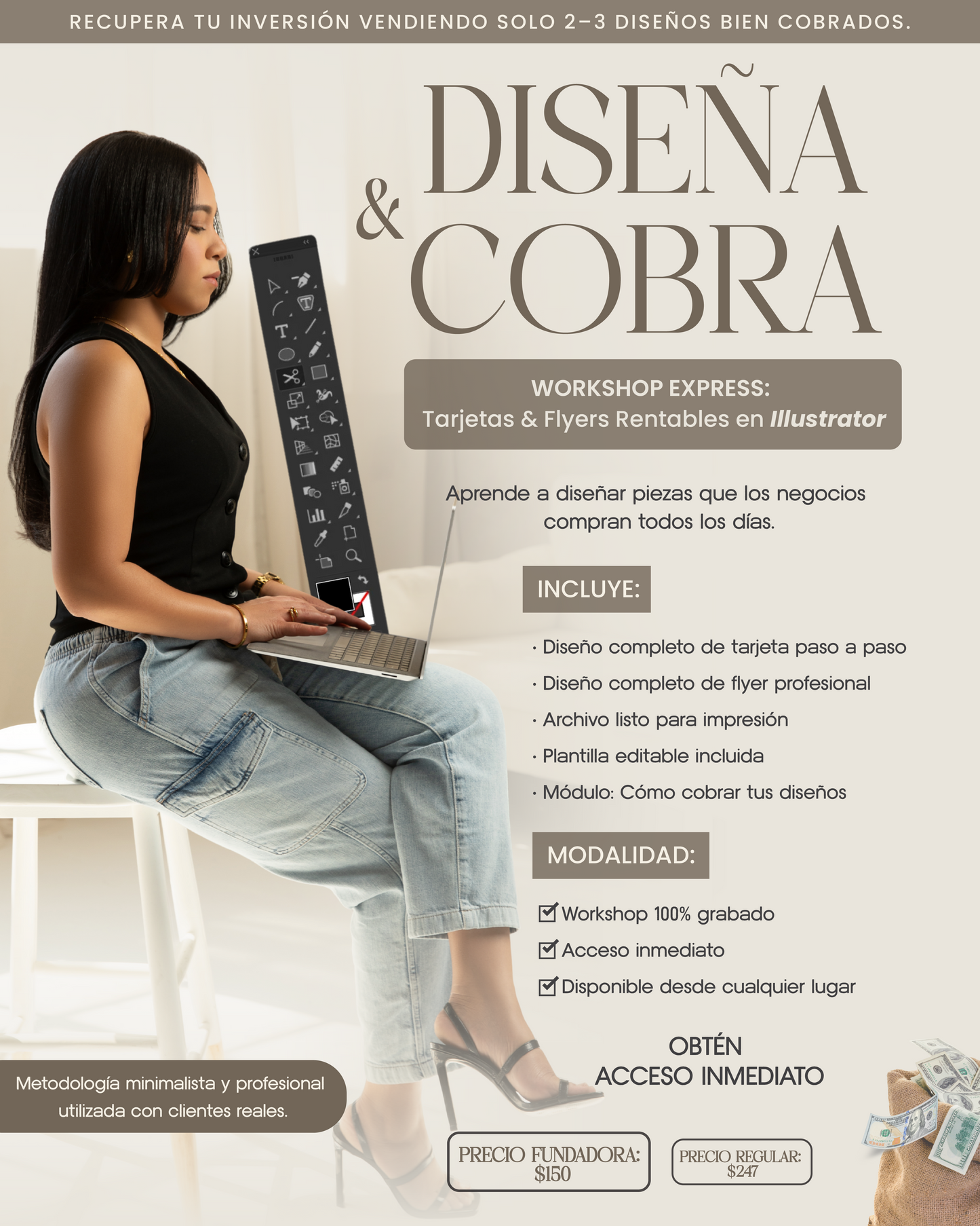 DISEÑA Y COBRA – Workshop Express